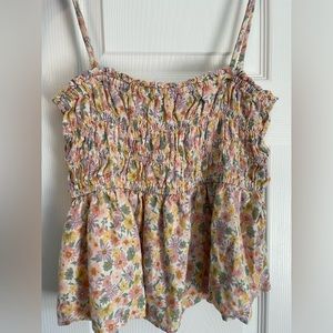 American Eagle Flower Tank Top